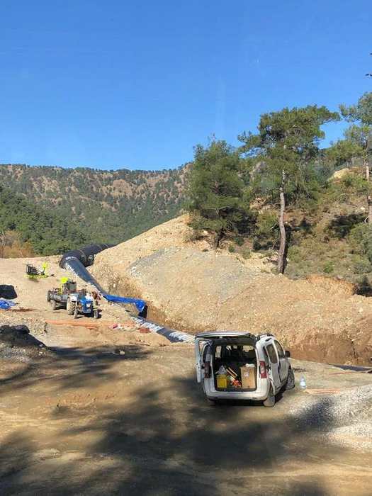 Dağlık arazide boru taşıma