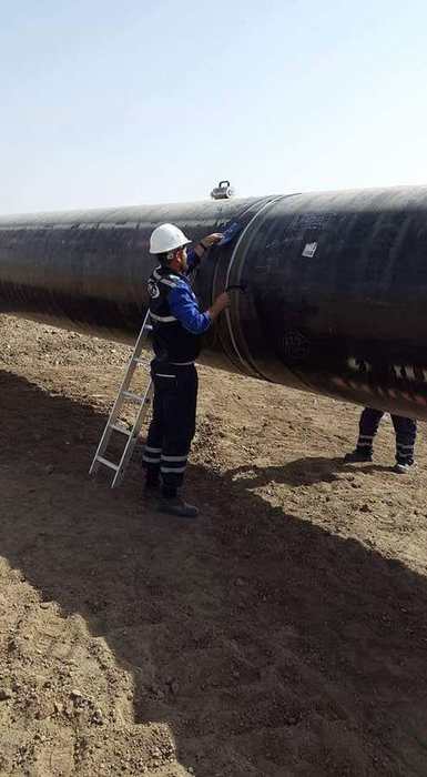 Sahada kaynak dikişi işaretleme